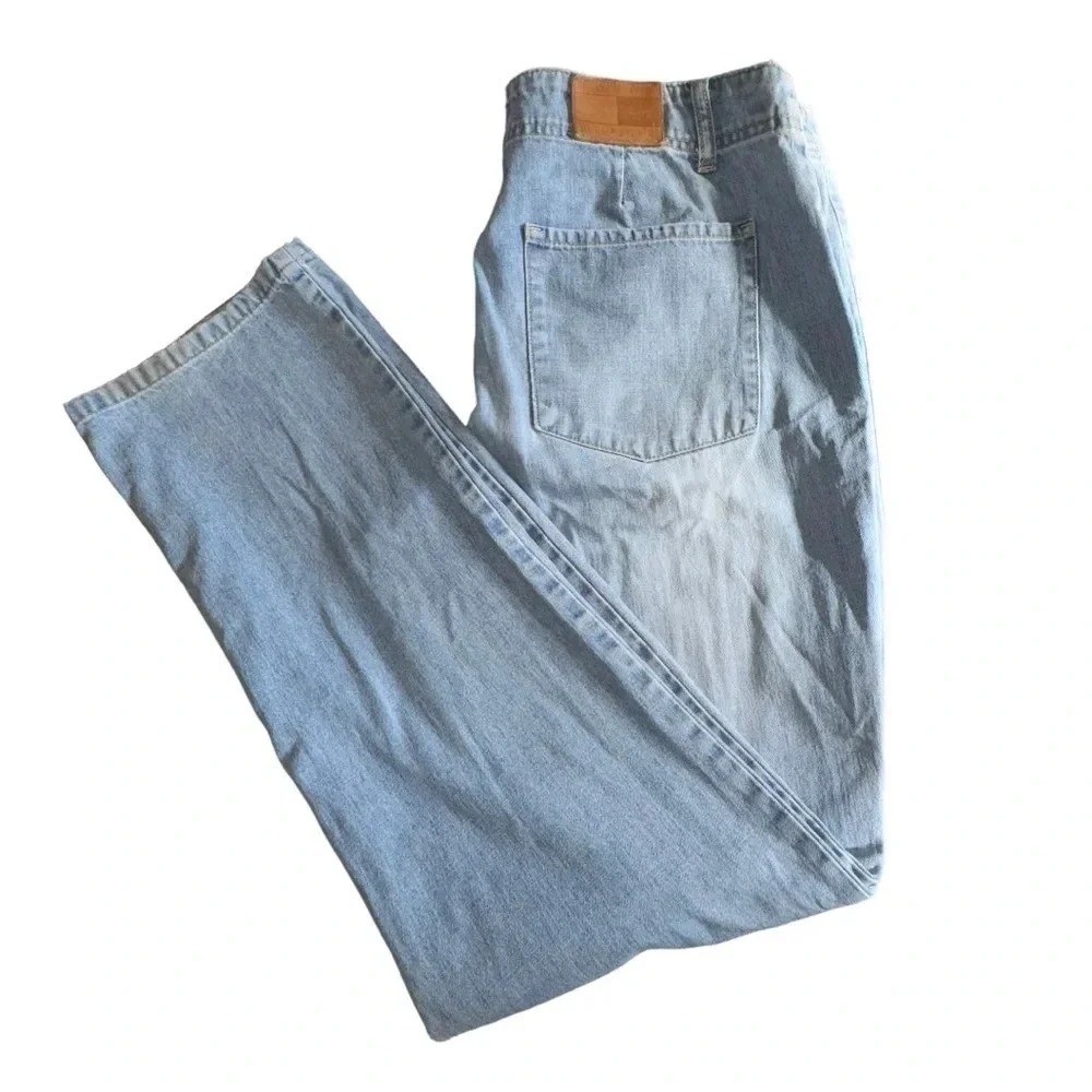 Y2K Tommy Hilfiger Jeans Womens 12 Light Wash Denim Straight Leg Pants Retro‎
